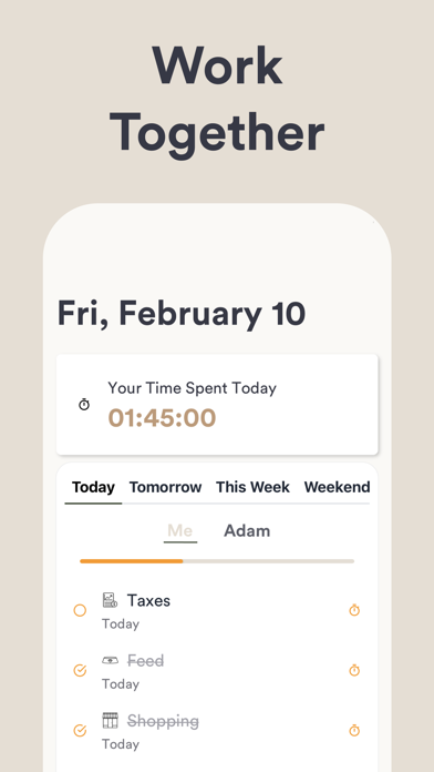 Tend Task: Household Organizer Screenshot