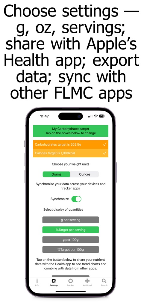Carb Counter and Tracker - App de Salud y forma física | MWM