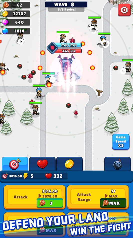 #4. Idle Castle Tower Defense TD (iOS) Με: Seven Bulls LTD OOD