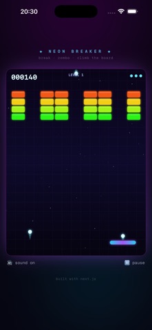 Neon Breaker: Glow Smash screenshot 2