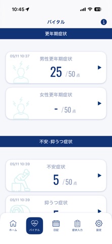 WellAge – 更年期予防アプリ iPhone screenshot