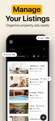 ImmoPhoto: Real Estate Camera iPhone screenshot