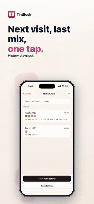 TintBook: Hair Color Formulas screenshot 2