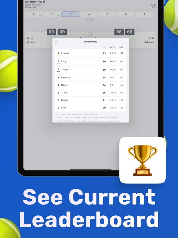 Padel Americano - Padelmix iPad screenshot 4 - Sports app