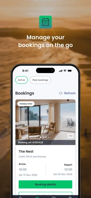 holidaycottages.co.uk iPhone screenshot 1