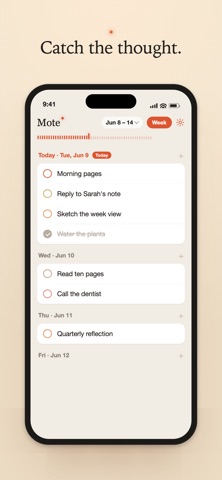 Mote: thoughts into days Screenshot 5 of 5