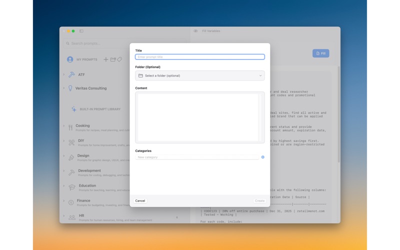 App screenshot