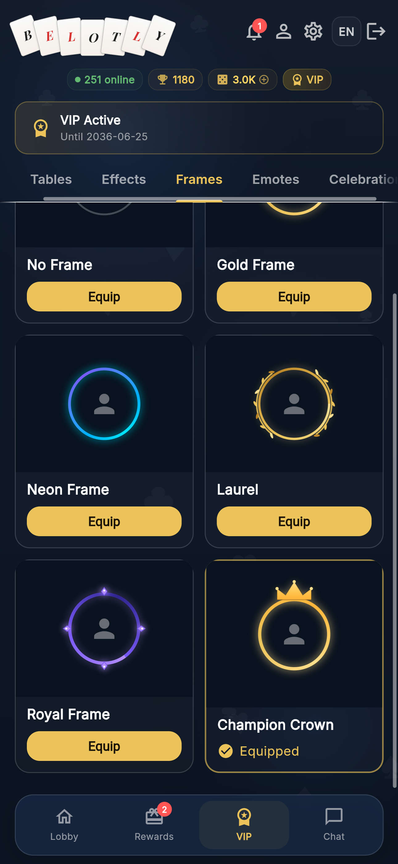 Belotly: Belot & Belote Online screenshot 6