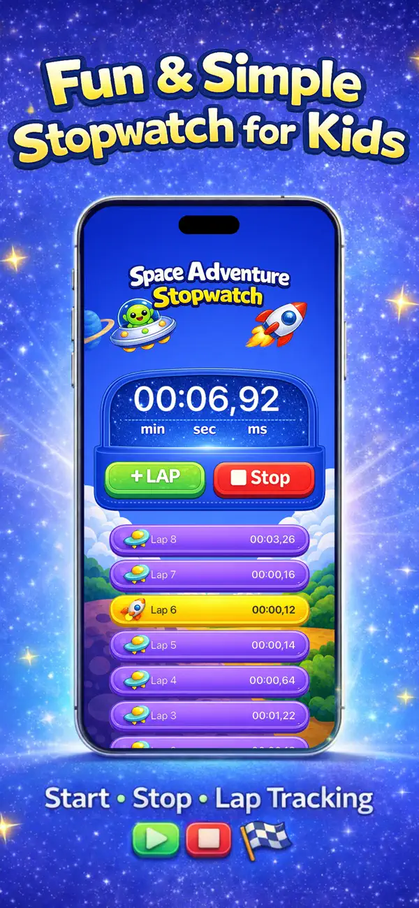 Screenshot #2 pour Chronomètre pour enfants