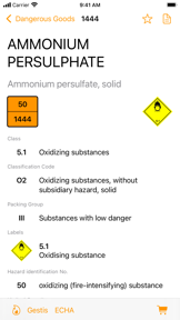 Dangerous Goods ADR 2025 screenshot