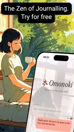 Omonoki - effortless journal screenshot 1