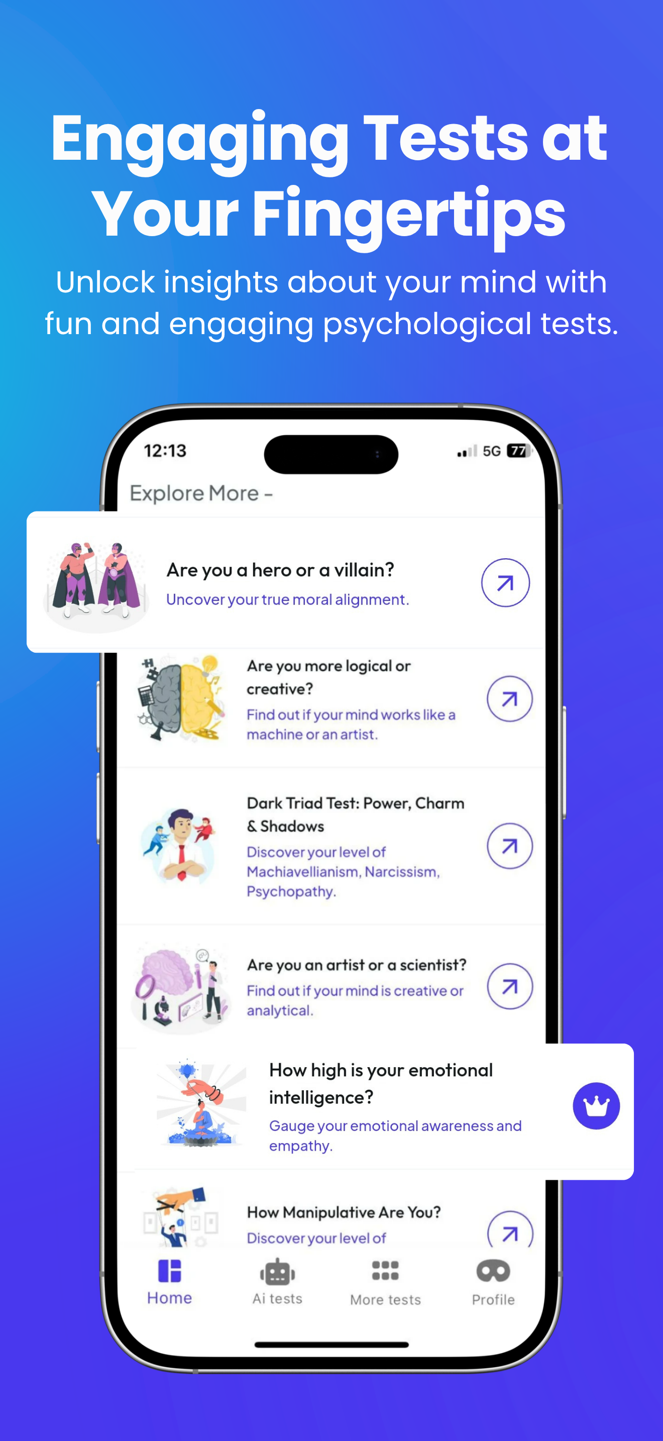 Think Trace-AI Psychology Test