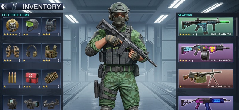 FPS Fire: Battle Royale Games screenshot 2