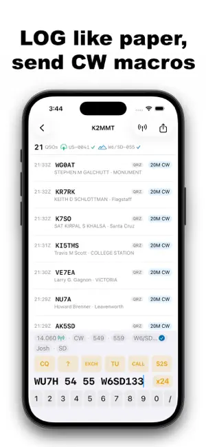 SOTA Log screenshot 1
