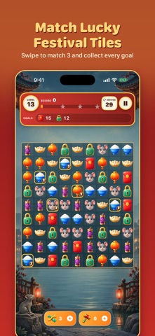 Fortune Tiles:Lunar Match Game Screenshot 1 of 6