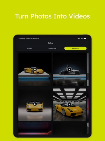 CarShots: AI Photos & Rollers iPad screenshot