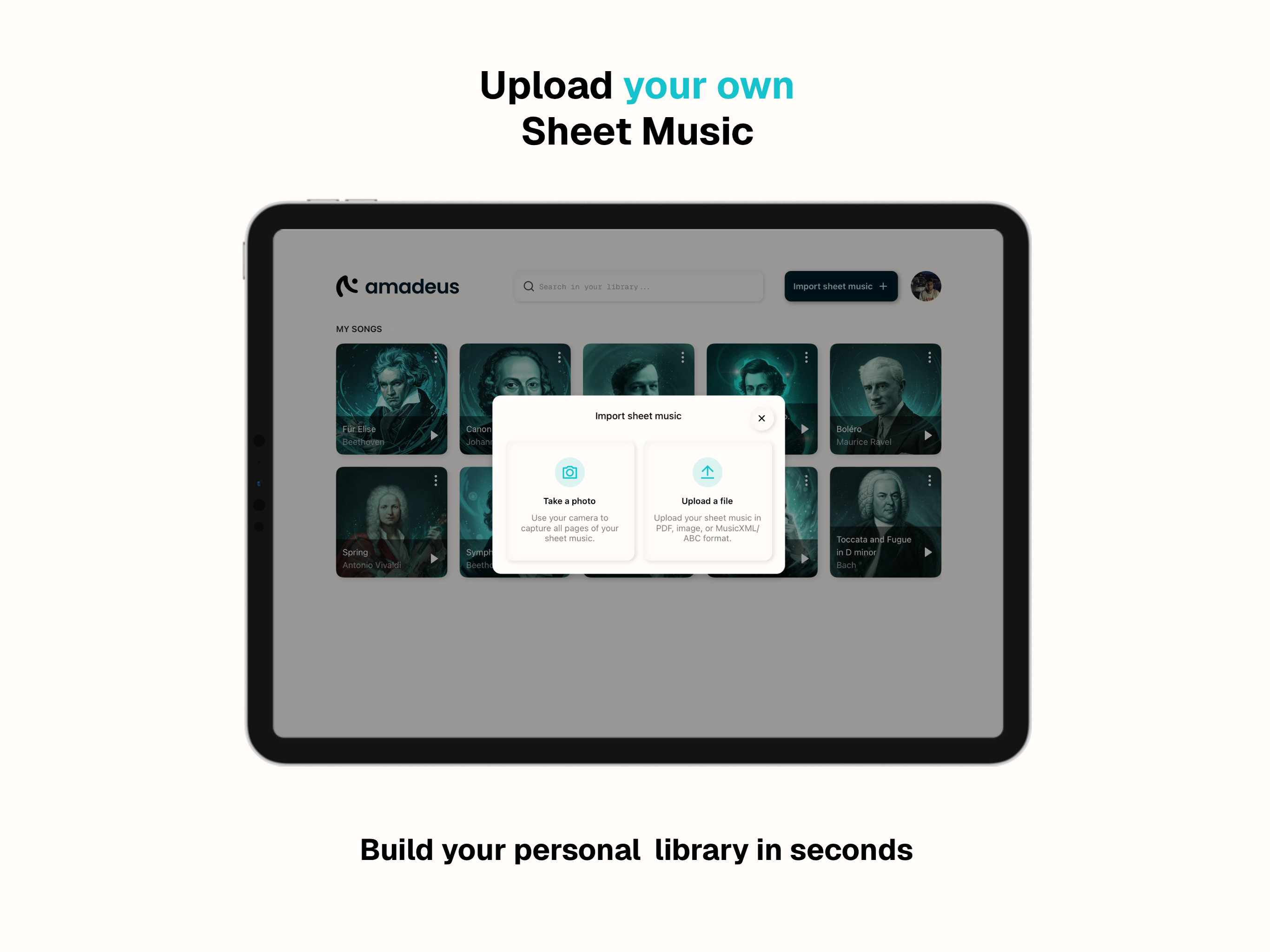 Amadeus: Learn Any Piano Song