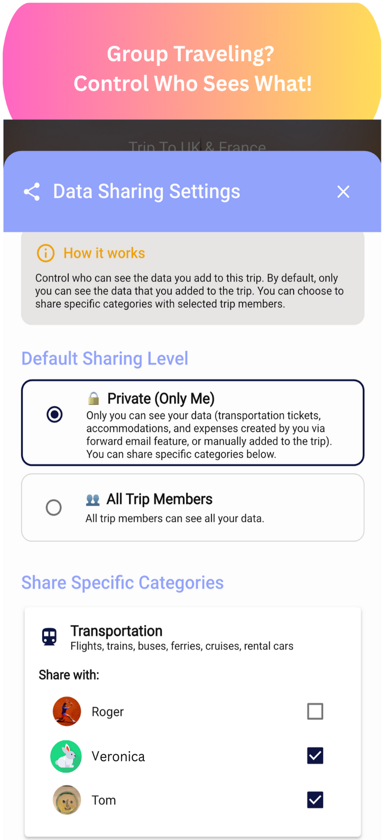 Trip Plan Go screenshot 4