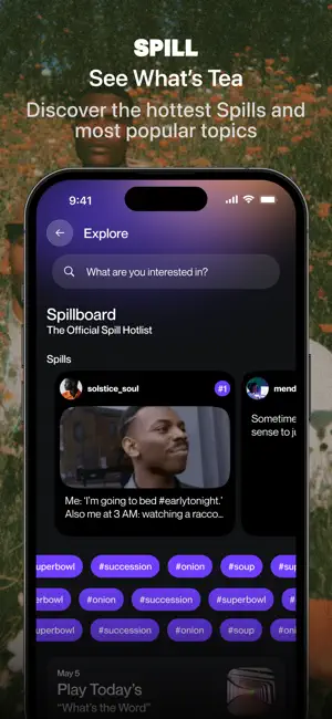 Spill-App screenshot 1