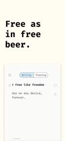 Epilogue - Book Writing App screenshot