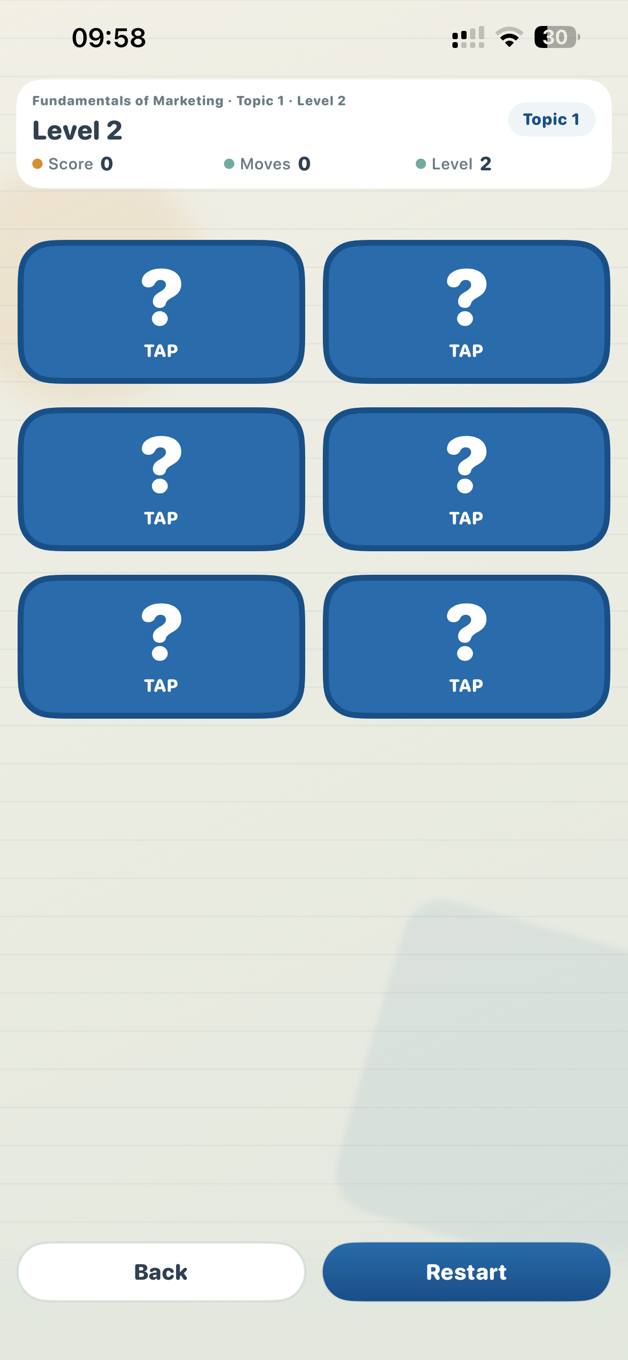 Marketing Memory Games screenshot 6