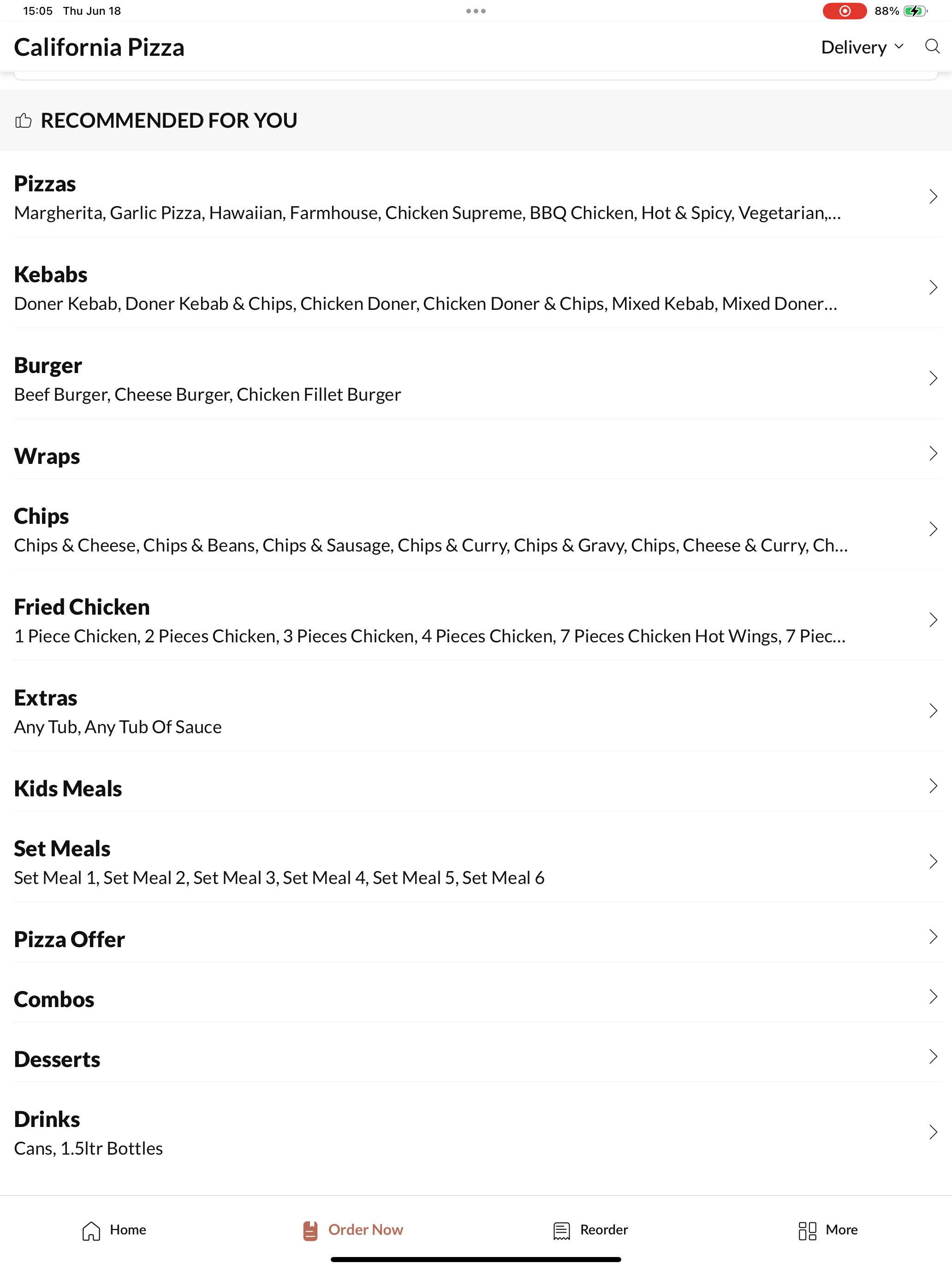 California Pizza screenshot 7