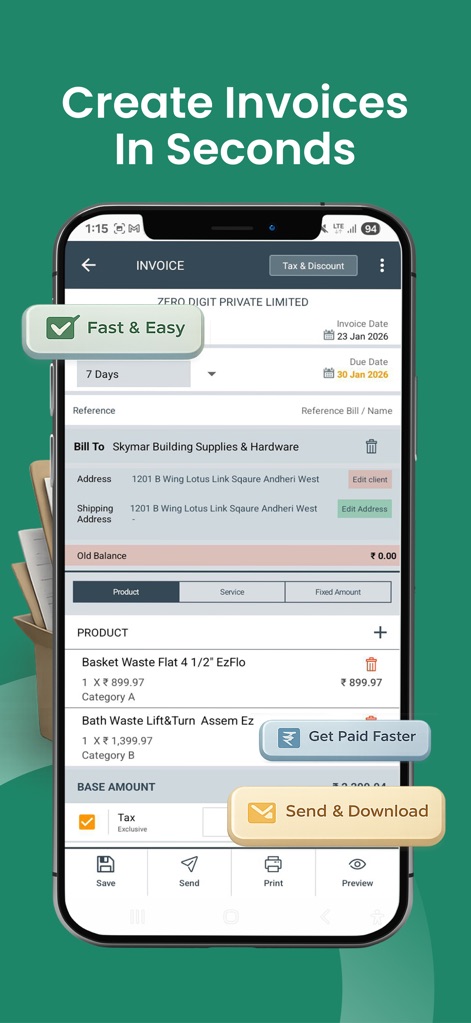 Uni Invoice - Business App | MWM