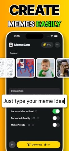 AI表情包制作器MemeGen screenshot