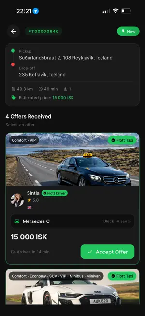 Flott Taxi screenshot 4