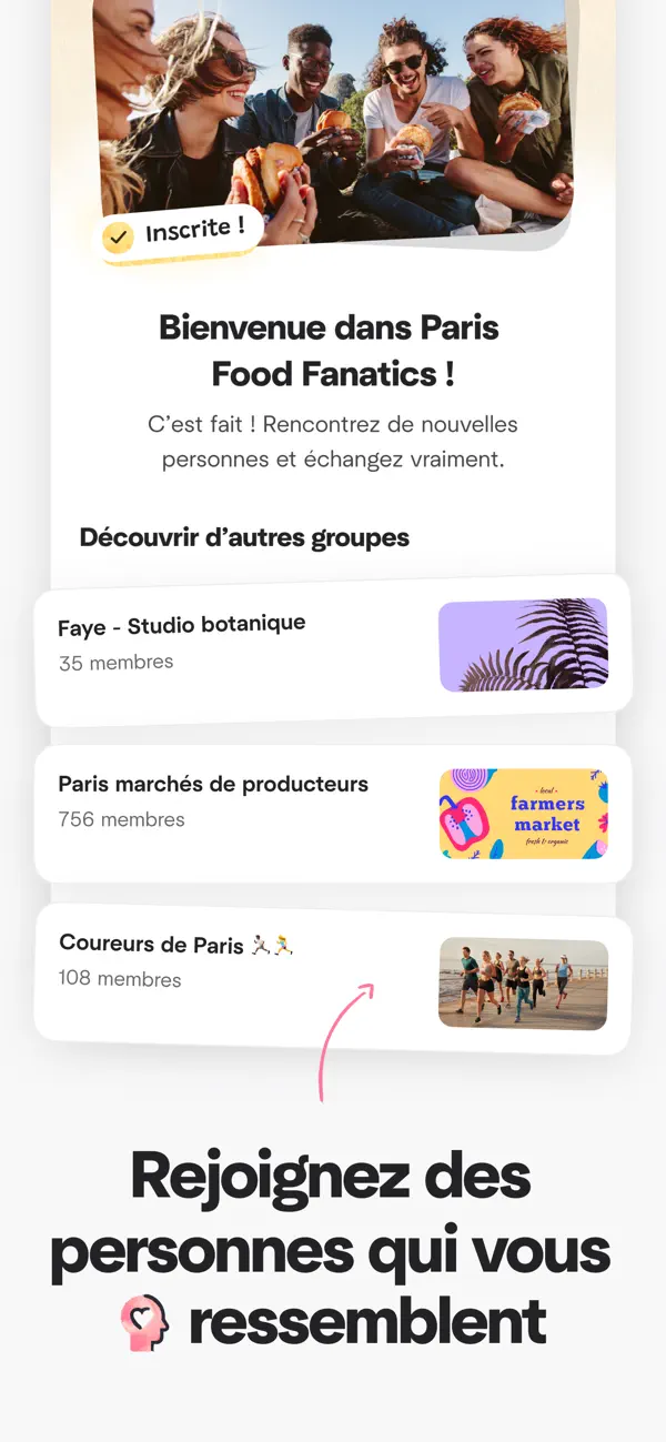 Screenshot #3 pour Meetup : événements et groupes