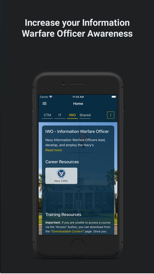 #4. CIWT Knowledge Port (iOS) بواسطة: Program Executive Office for Enterprise Information Systems, Sea Warrior Program