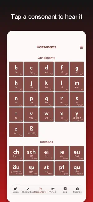 German Alphabet: Write & Hear screenshot 2