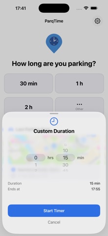 ParqTime - Parking Timer Screenshot 3 of 5