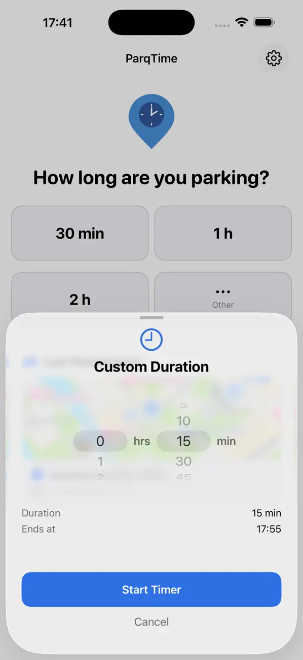 Screenshot #3 pour ParqTime - Timer Parking