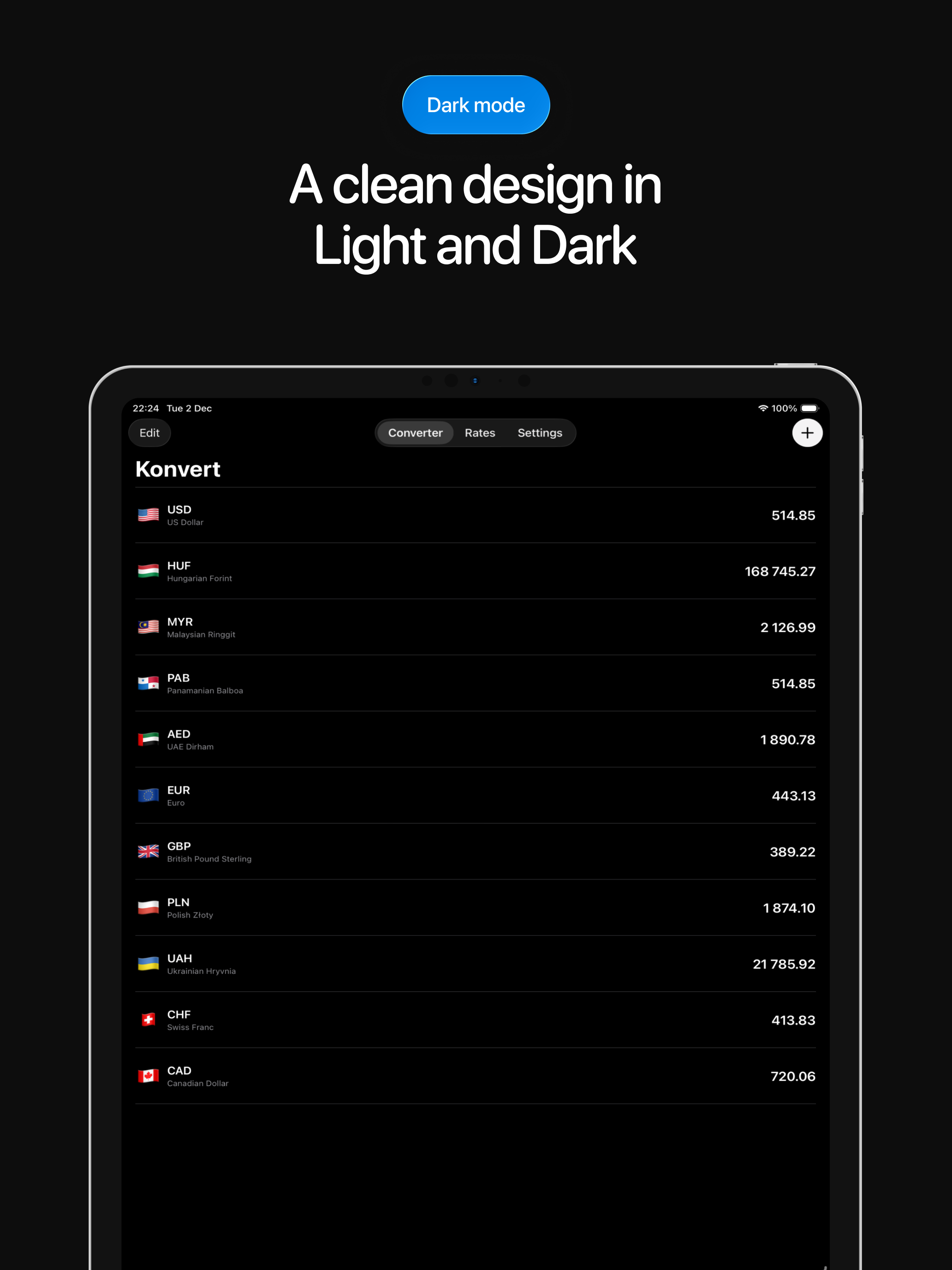 Konvert – Currency Converter