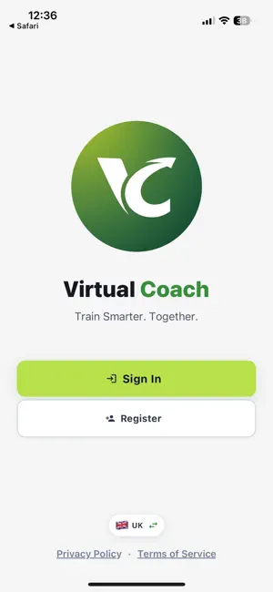 VirtualCoach - Train Better screenshot 1