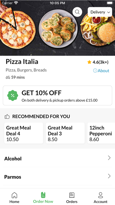 Pizza Italia Carlisle Screenshot