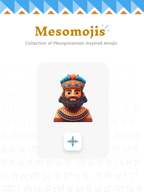 Mesomojis iPad screenshot 1 - Entertainment app