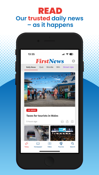 Screenshot #1 pour First News