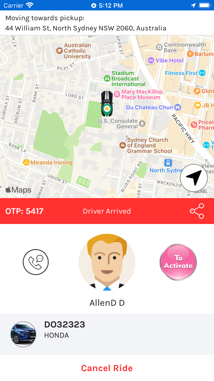 ZIPPY CAB App