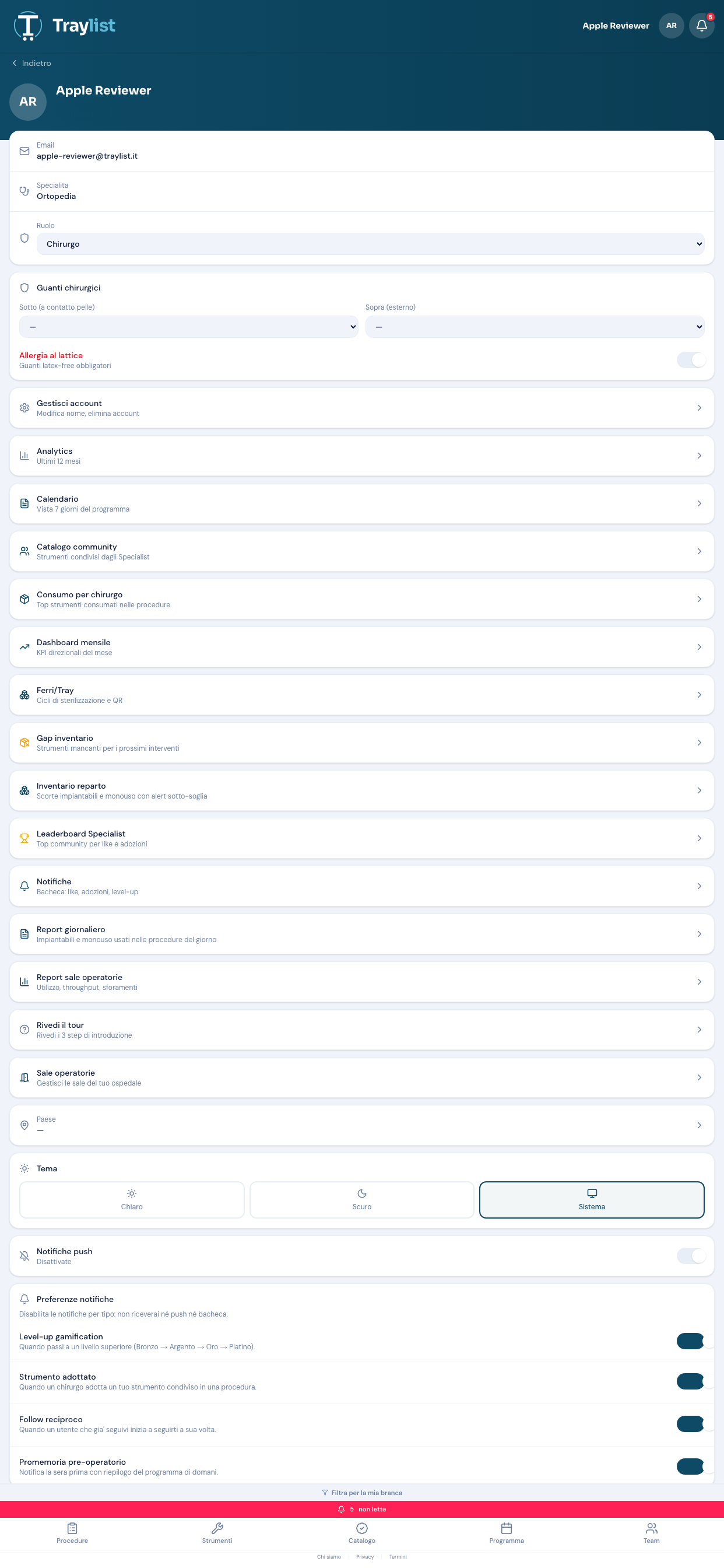 Traylist screenshot 5