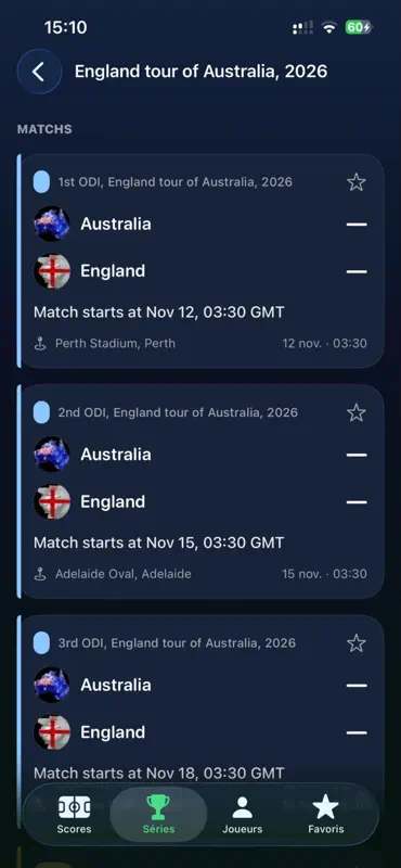 Live Cricket TV Pro Scores screenshot 2 of 7