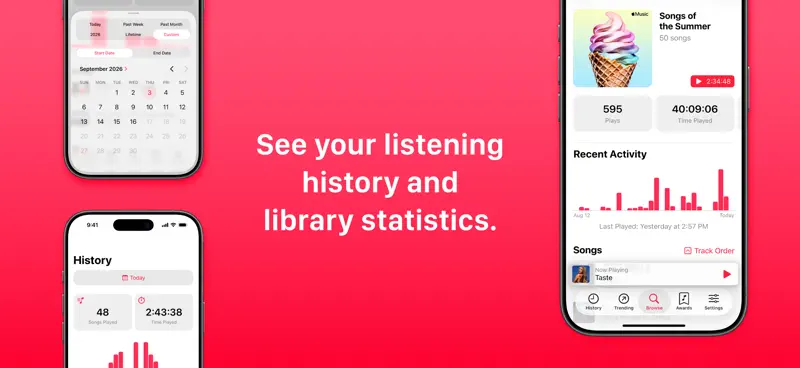 PlayTally: Apple Music Stats screenshot 2 of 6