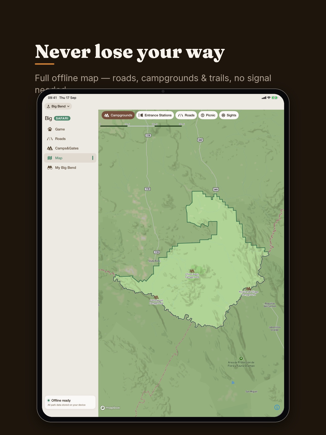 Screenshot 10 of Big Bend Safari Guide & Map