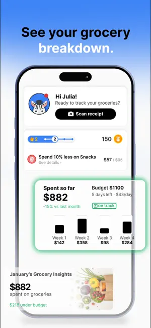 Tallycart: Grocery Budget screenshot 1