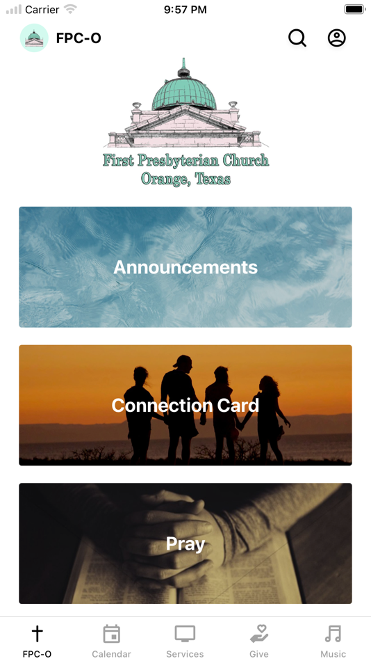 #1. FPC Orange (iOS) 由: FIRST PRESBYTERIAN CHURCH INC