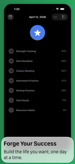 Dayforge - Habit Tracker Screenshot 4 of 5