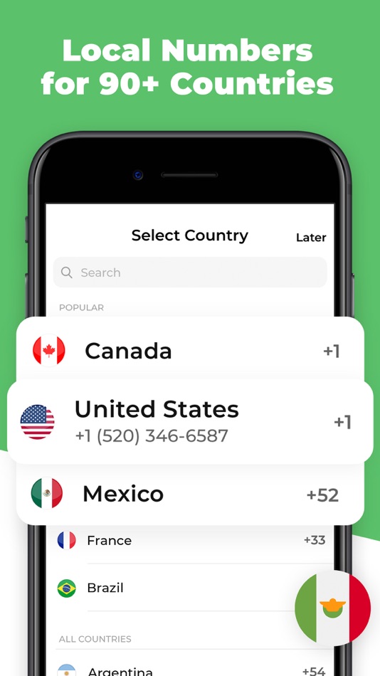 #2. OnPhone - Second Phone Number (iOS) By: AnyDay Apps