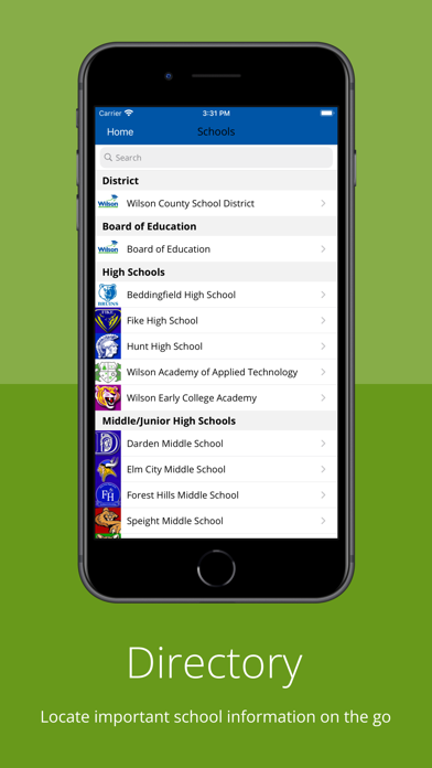 Wilson County Schools - NC Screenshot