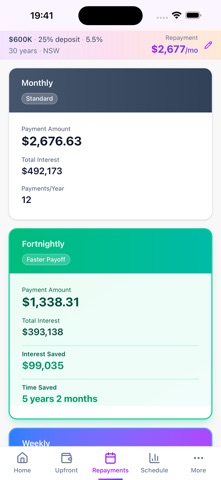 AU Loan Calculator: Mortgage screenshot